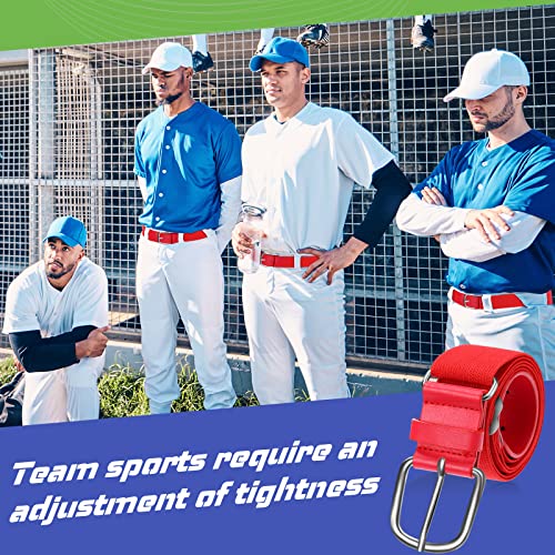 Image of Hercicy 3 Pieces Adult and Youth Baseball Softball Uniform Belts, Adjustable Size Uniform Belt