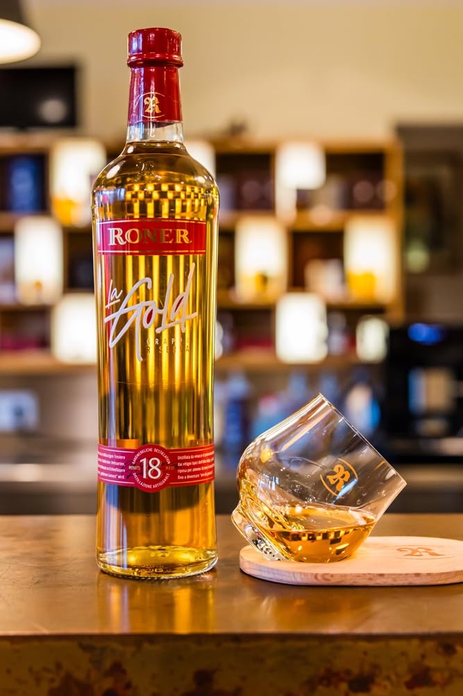 Grappa Riserva Invecchiata 18 Mesi La Gold Roner, 0,7 ℓ