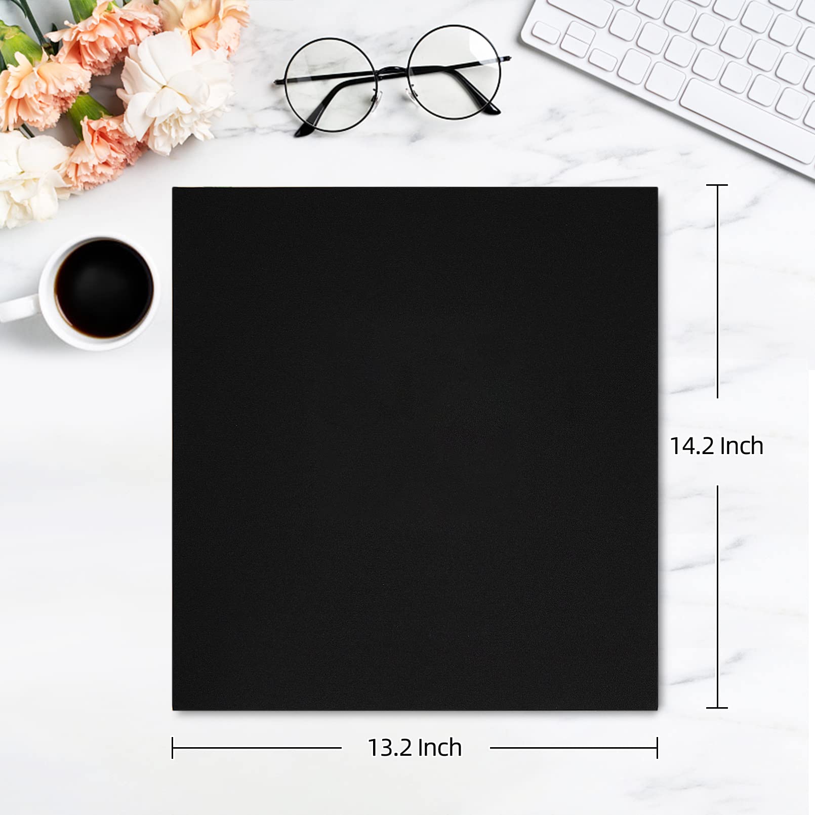 potricher Album fotografico per 10 x 15 cm, 1000 foto, copertina in lino, capacità extra large, album fotografico per famiglia, anniversario di matrimonio, bambino (nero, 1000 tasche)