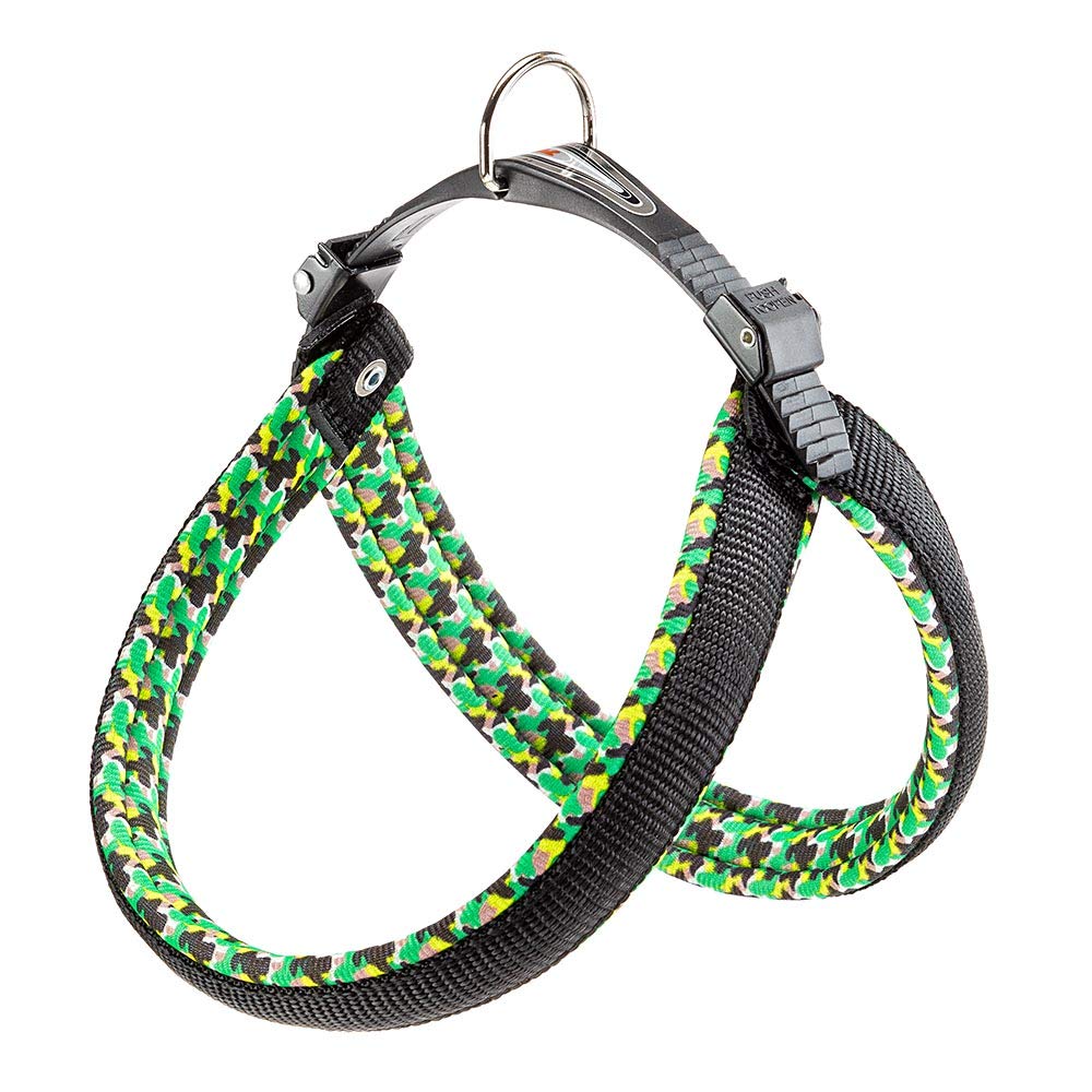 Ferplast Harness for Medium-Sized Dogs AGILA FANTASY 4 Dog Harness with Soft Padding, Quick Release and Attachment System, Chest Size 44-52 cm. Fantasy