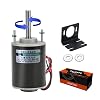High Torque DC Motor 12 V24 V Permanent Magnet Motor Mini DC Motor DIY Generator Motor 30W CWCCW 35007000RPM with Moun