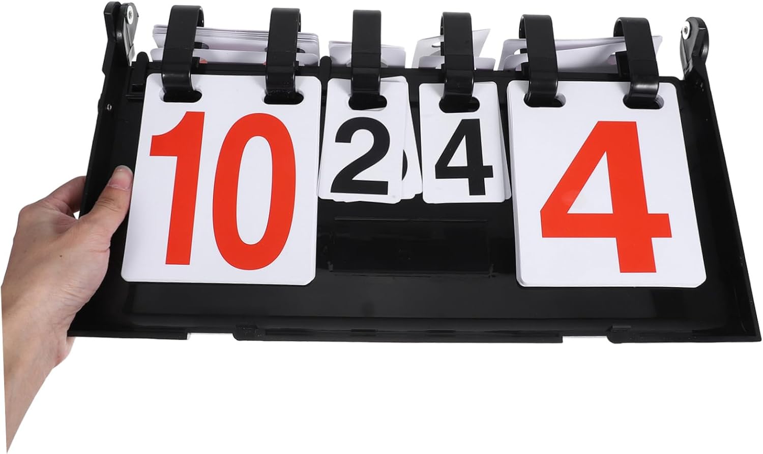 Portable Scoreboard Multi-Sport Tabletop Score Keeper for Basketball Soccer Tennis More Easy to Use Design Numbers for Efficient