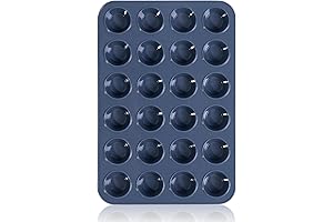 Silicone Mini Cup Cake Baking Pan with 24 Cups