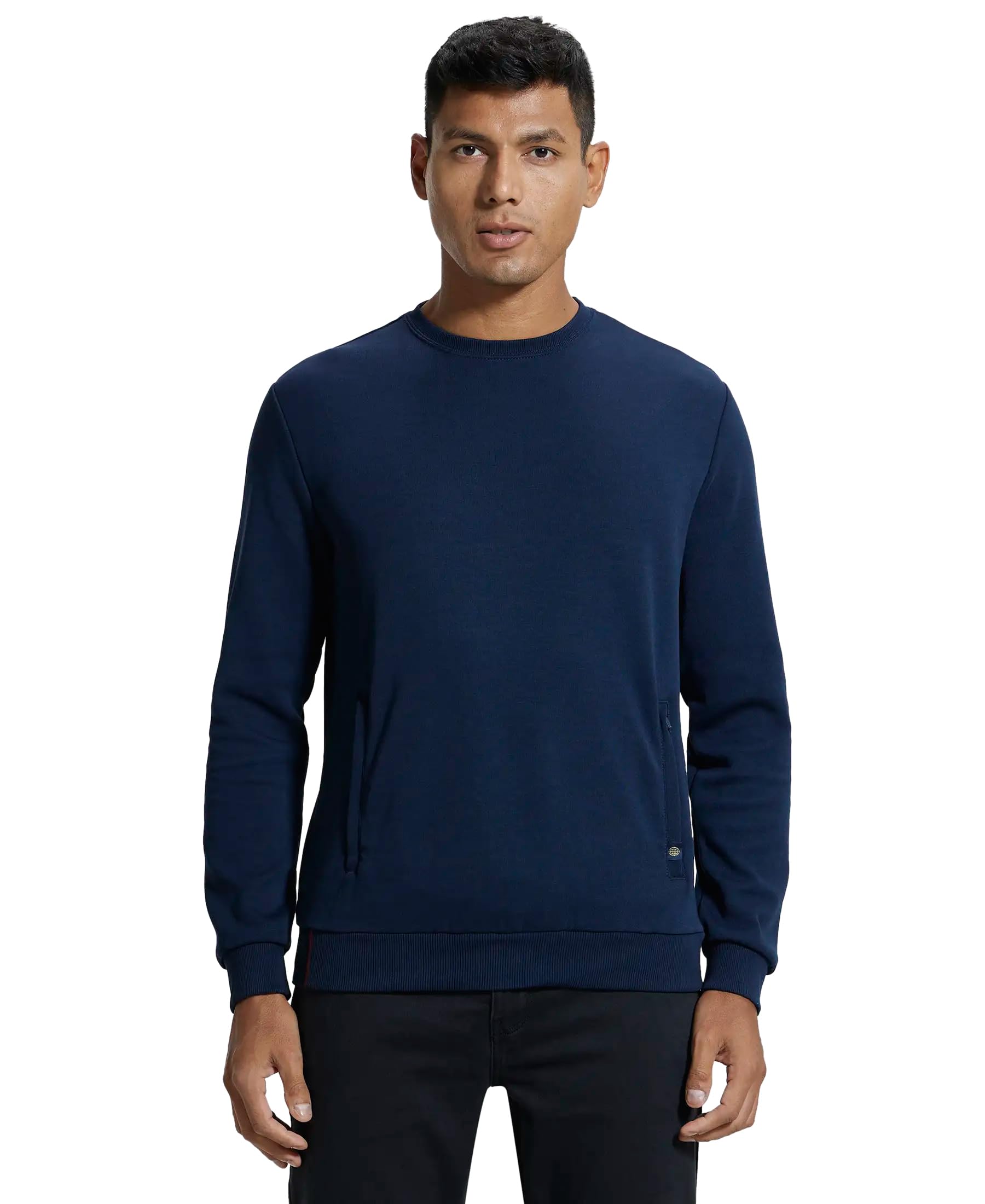IM11 Men's Super Combed Cotton Rich Plated Sweatshirt with Zipper Pockets-image-25