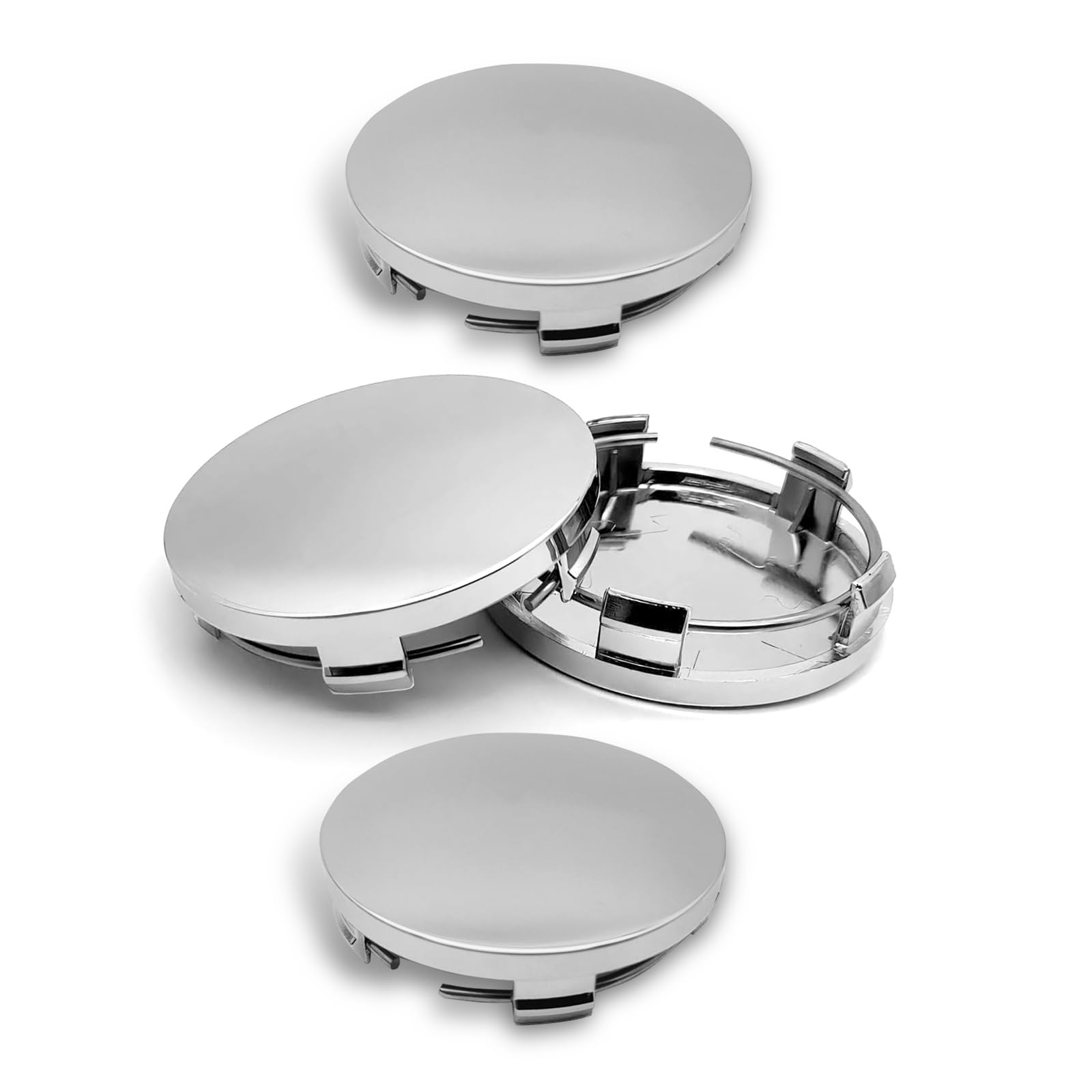 Photo 1 of CouTunp 4PCS Wheel Center Caps 60mm Silver