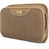 M-Tac Tactical Bag Insert Modular Organizer Utility Admin Pouch Hook Fasteners - Mesh Pocket (Coyote Brown)
