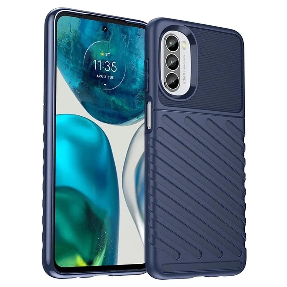 amazon basics Shockproof Mobile Cover for Motorola Moto G52 4G / G82 5G (360 Degree Protection | Protective Design | Anti-Scratch Tough Slim TPU Case), Black (B0D1MJM9KC) Amazon Price History, Amazon Price Tracker