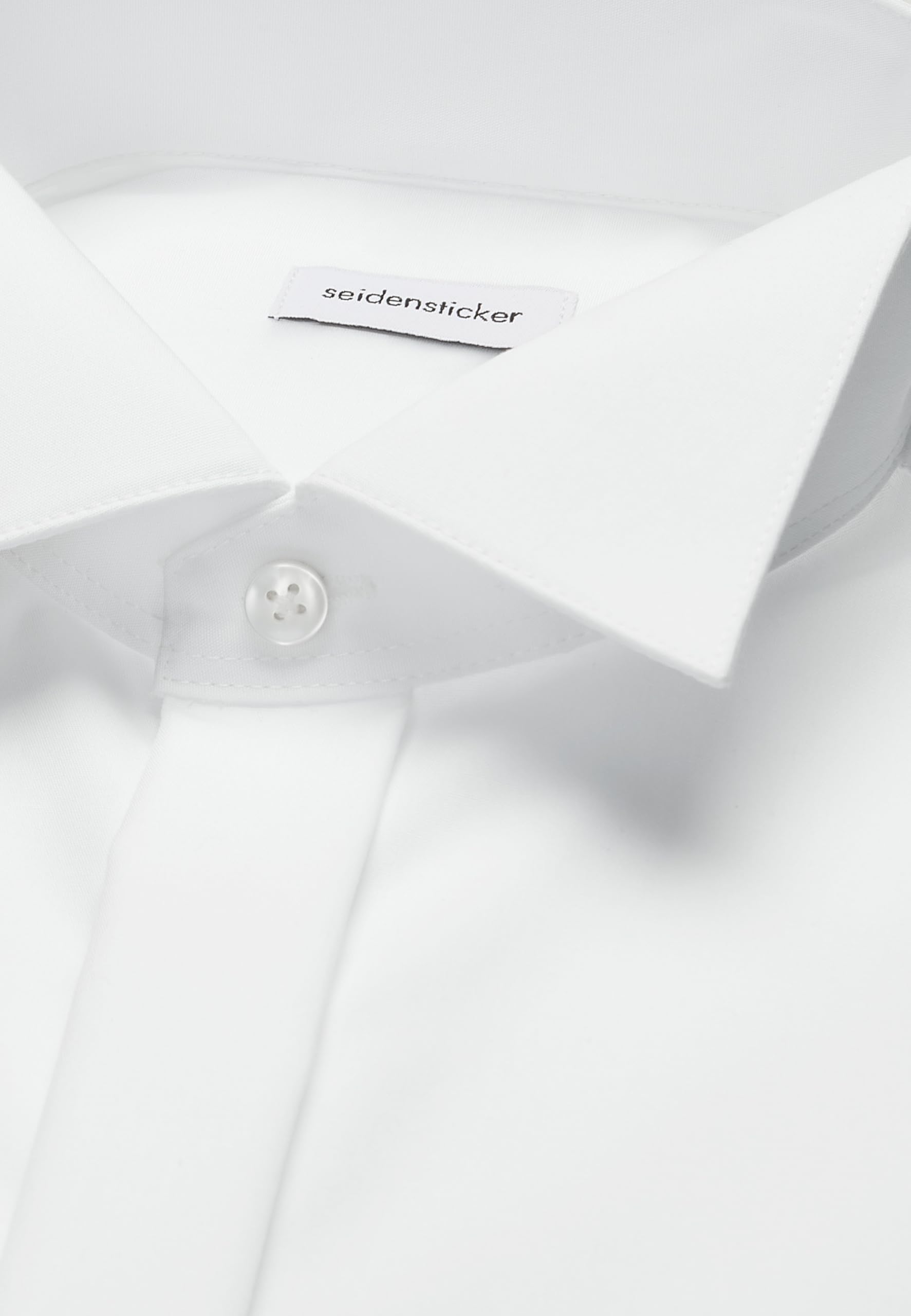 Seidensticker Camicia Business da Uomo - vestibilità Regolare - No Stiro - Collo con Patta - Maniche Lunghe - Polsini con Risvolto - 100% Cotone