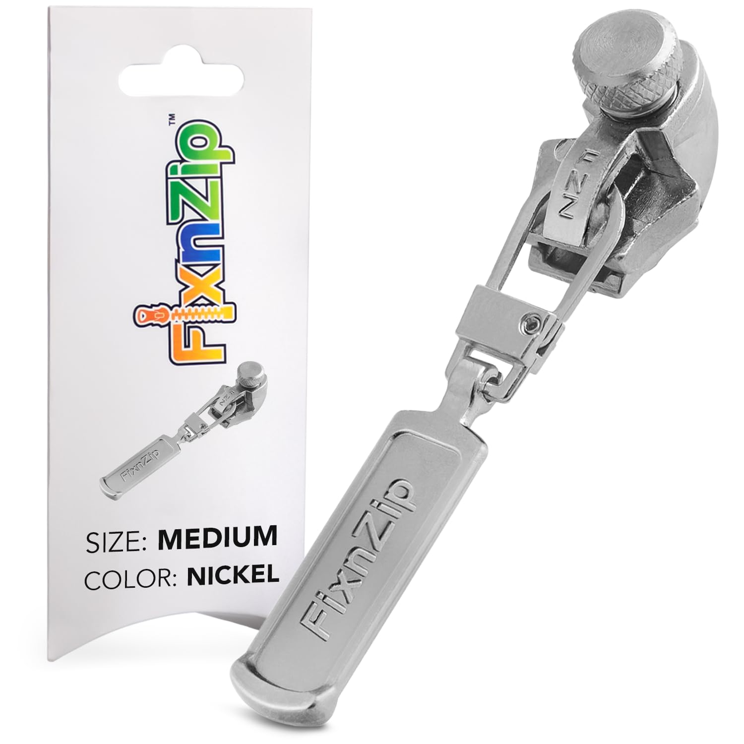 FixnZip Nickel Medium Instant Zipper Replacement : Amazon.ca