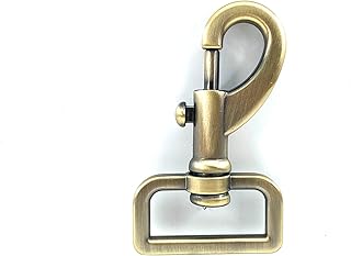 3dancraftit Swivel Snap Hooks Bolt Bar Snaps Clasp Clip Hook Slide Hook zinc alloying 1.25 inch / 32mm (Eye Size) 2 Pieces Anti Bronze CK25