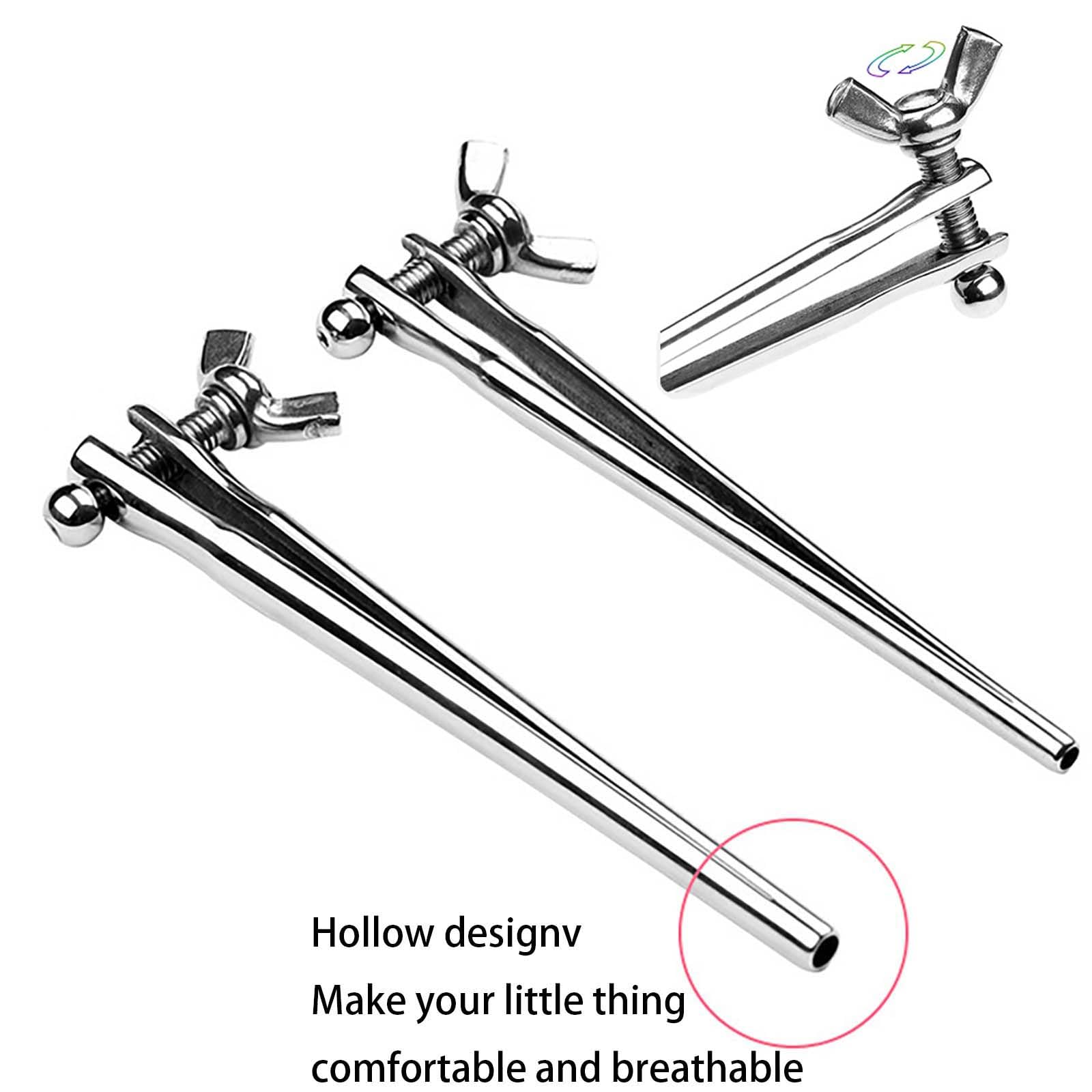 Espansore uretrale maschio in acciaio inossidabile cavo, sonda con dilatatore liscio speciale per facilitare la minzione -D05IT (8mm)