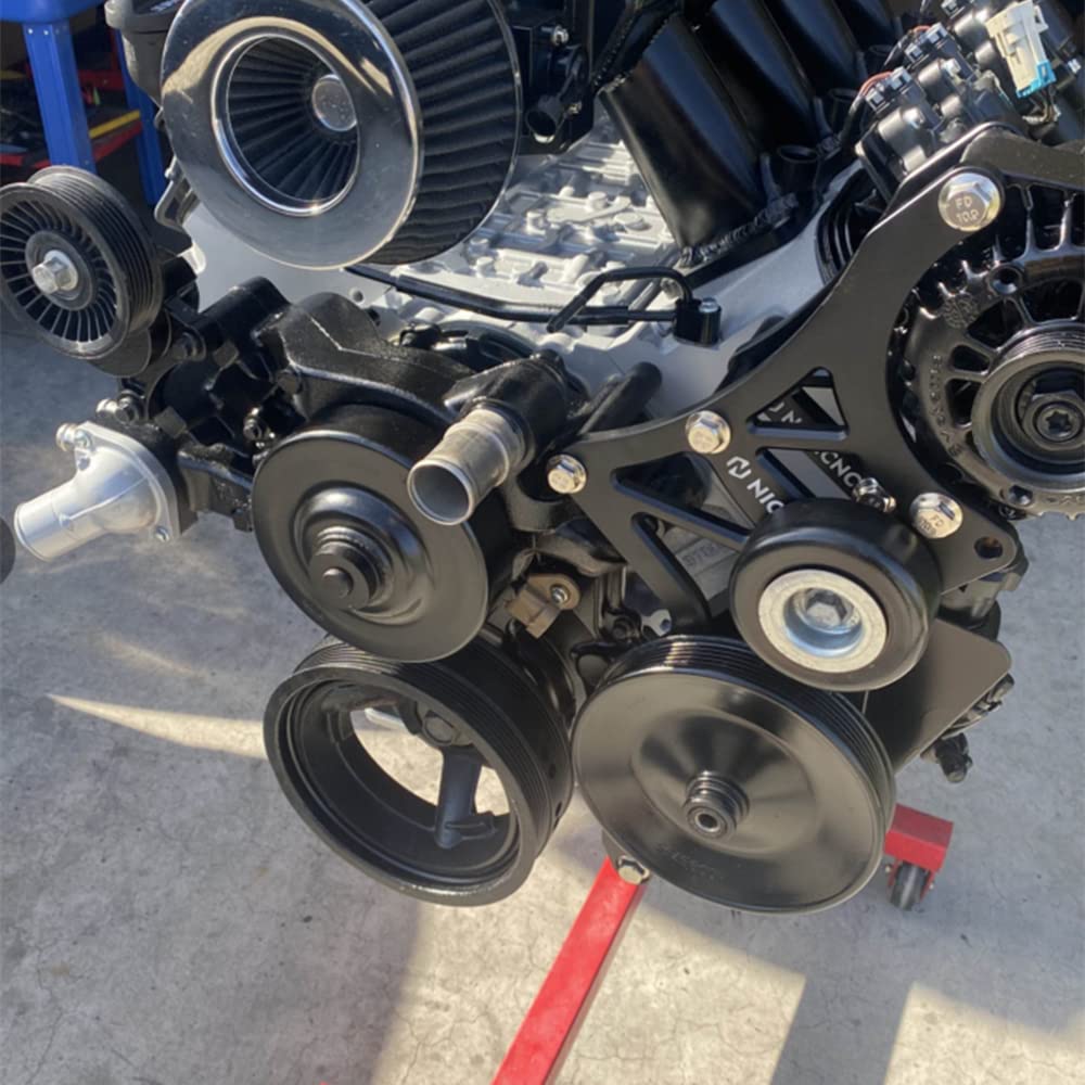 NICECNC LS Engine Serpentine Bracket Alternator Power Steering Pump