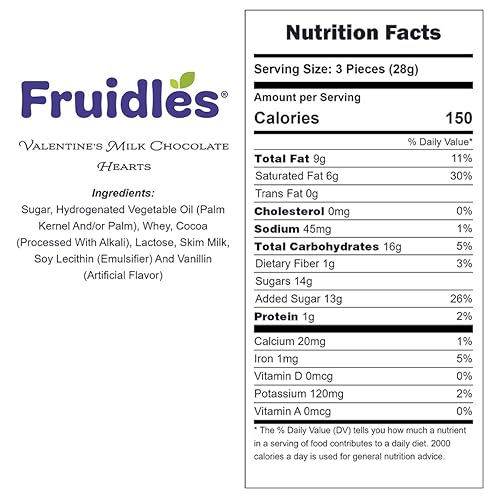 Miniatura 2 de Fruidles Corazones de chocolate con mantequilla de maní con leche de San Valentín, corazones cremosos de chocolate con leche, golosinas navideñas,