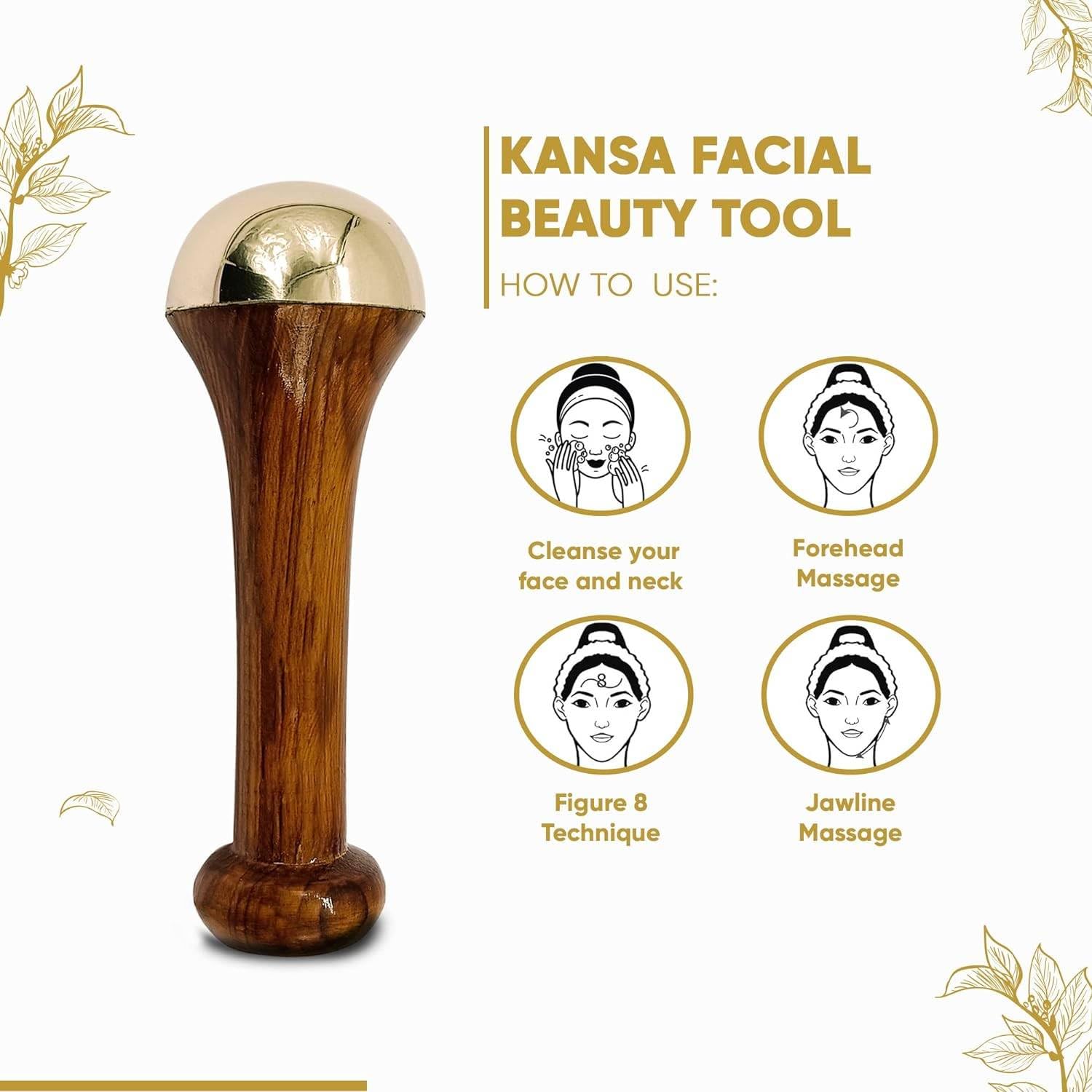 JINPRI Plastic Bronze Ayurvedic Electronic Kansa Vatki Massager for Foot Care | Kansa Vatki foot massager (combo) 2