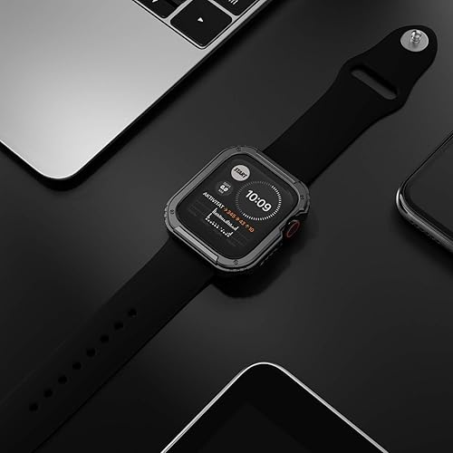 Miniatura 5 de Recoppa Funda resistente para Apple Watch de 1.496 pulgadas Series 321 con protector de pantalla, duradera serie Quattro Pro Series a prueba de