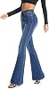 FLYING BANANA Jeans acampanados para mujer, con efecto moldeador, elásticos, bootcut, flare 1