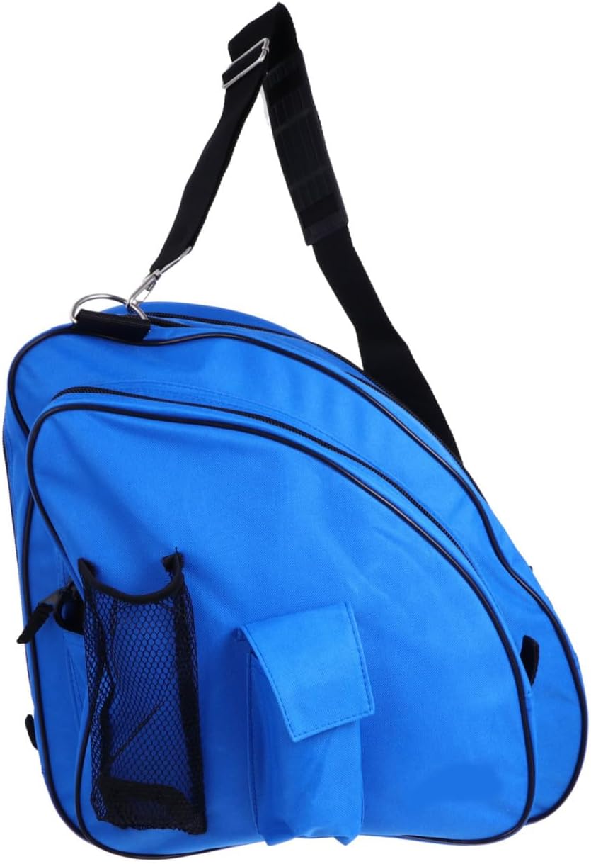 Roller Skates Storage Pouch for Ice and Inline Skates Comfortable Handbag with Stain-resistant Black Design Practical Carrying Bag for Women and Men