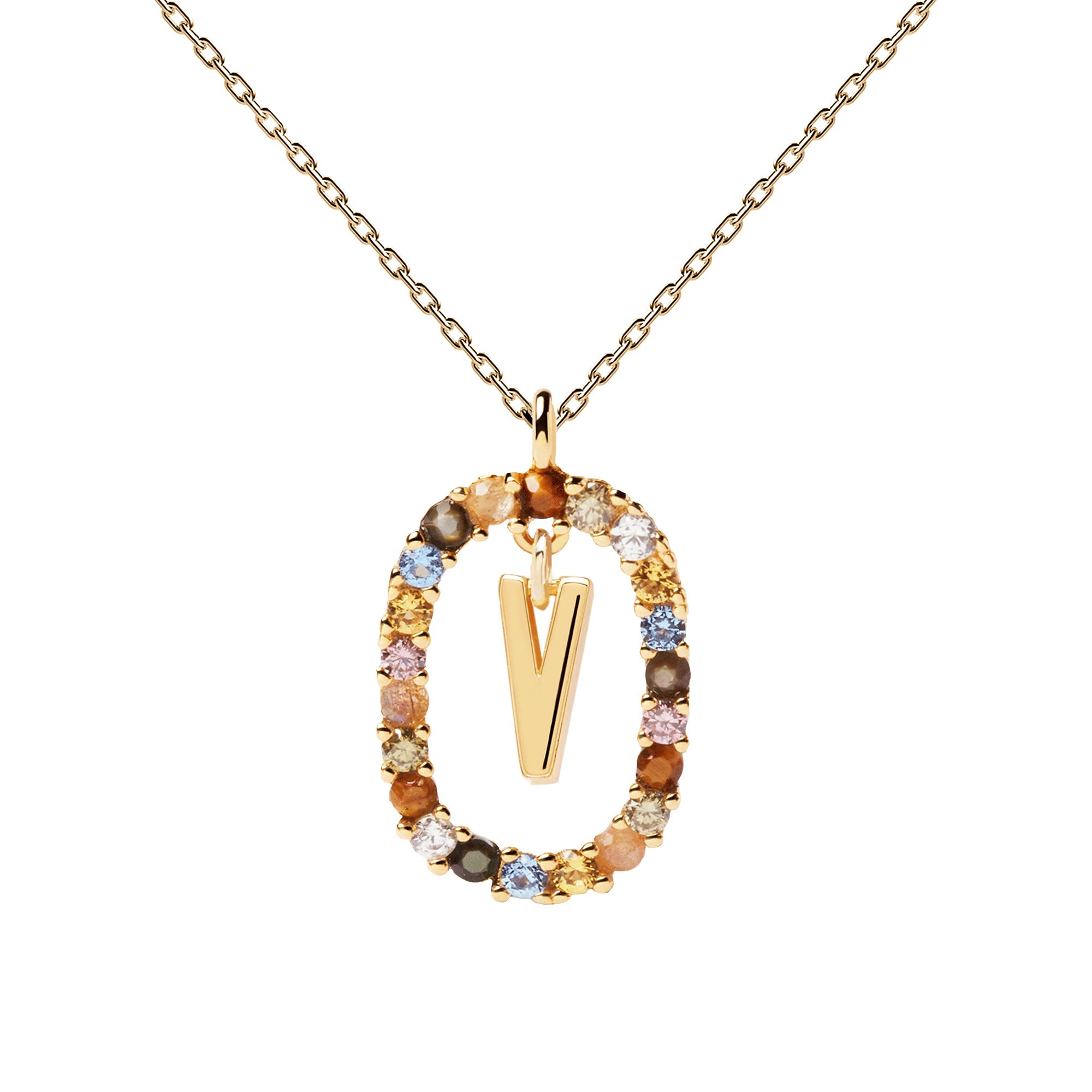 Collar Tauro Zvezda De Chapa De Oro Amarillo De 18k Corte Signos Zodiacales