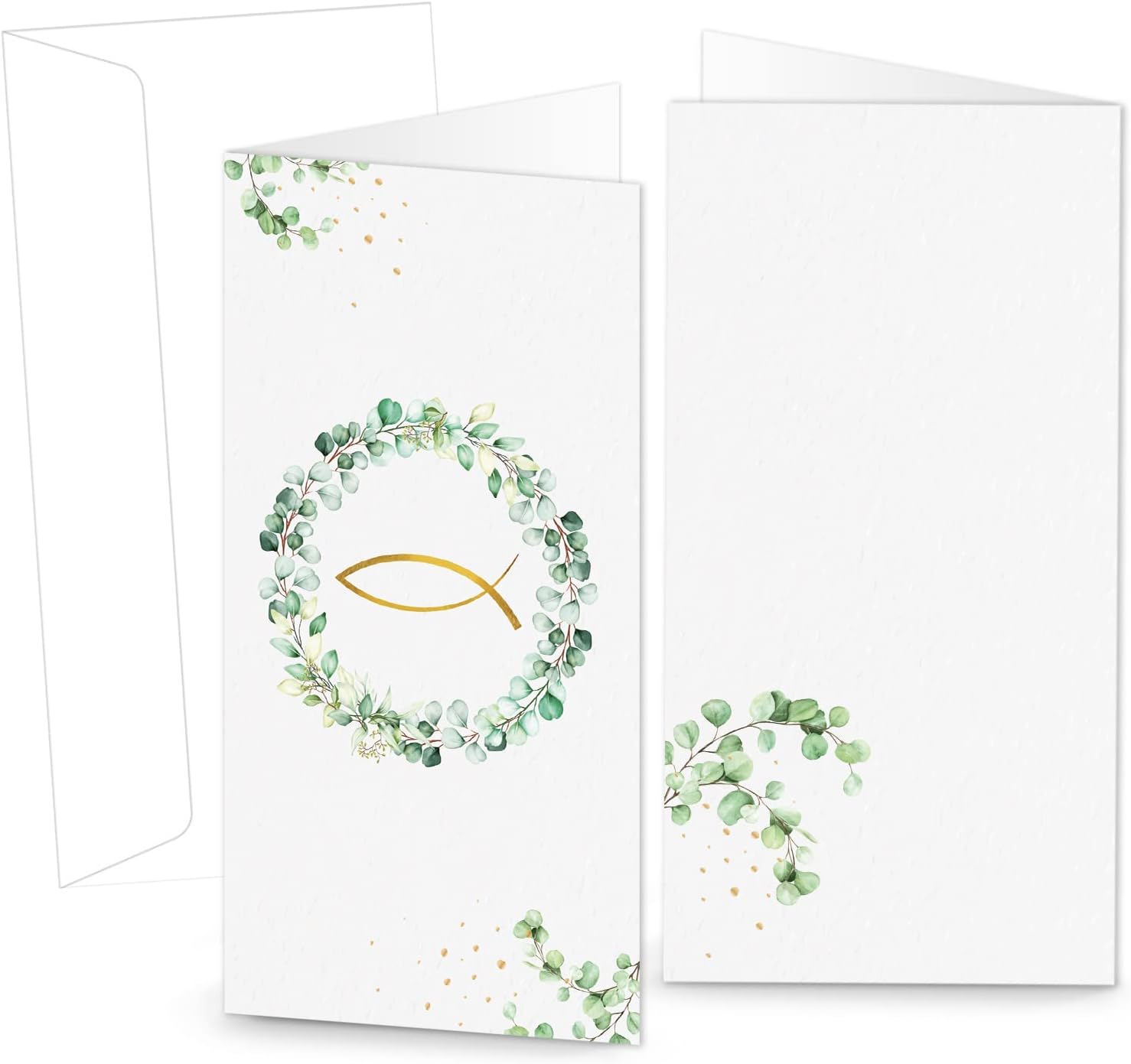 Compleanno Comunione Cresima 50 Segnaposto Premium Edition Seidel Per Matrimoni, Compleanni - Design Eucalipto Segnaposto Compleanno Battesimo - Foto 7