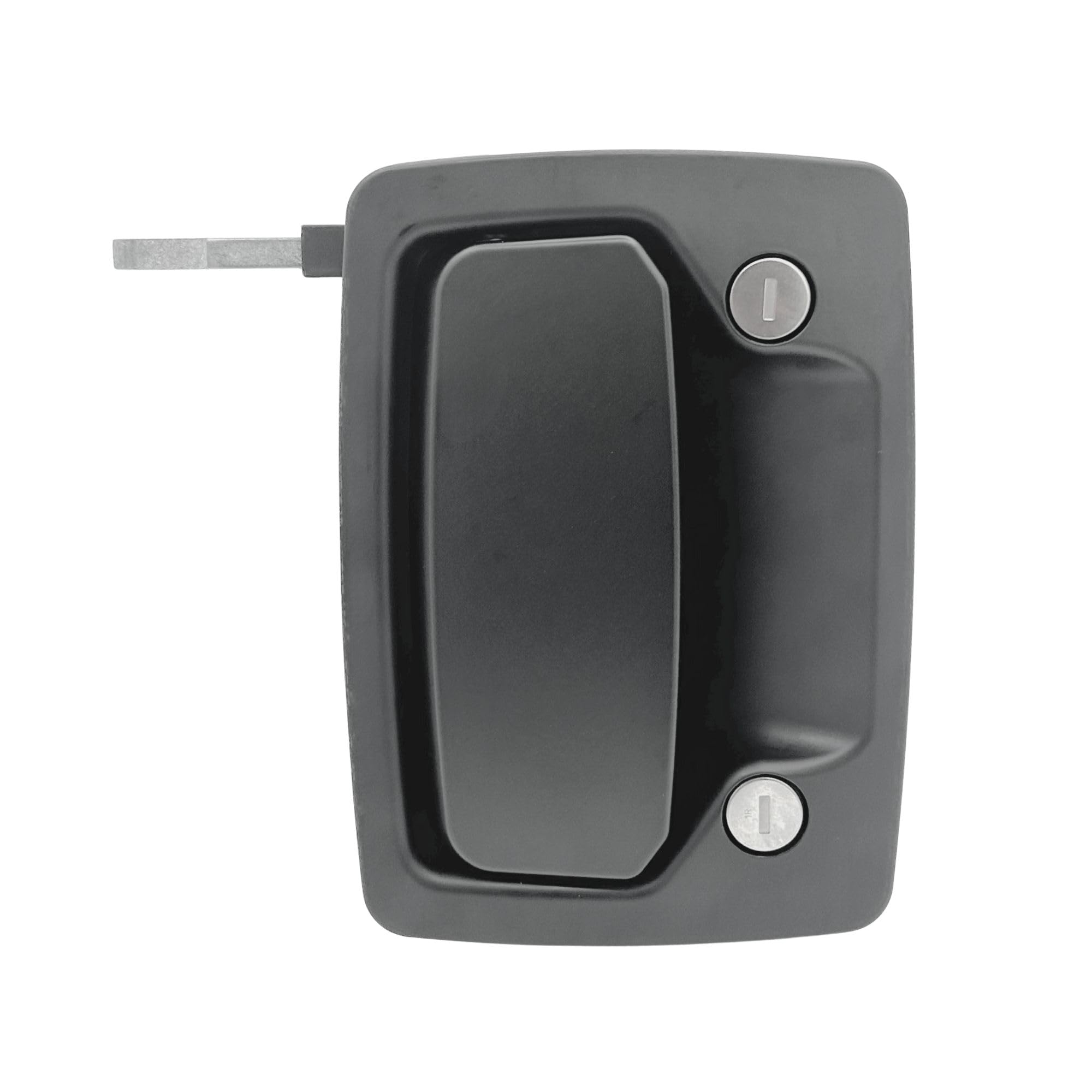 Photo 1 of TriMark RV Door Handle 36285-02 for motorhomes and Campers fits PTL RV Doors - Exterior Handle with Hardware only - RV Outside Door Handle with Full Length deadbolt