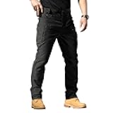 Tactical Pants for Men Ripstop Waterproof Cargo Pants Stretch Multi Pockets Construction Comfy Fit Hiking Pant
