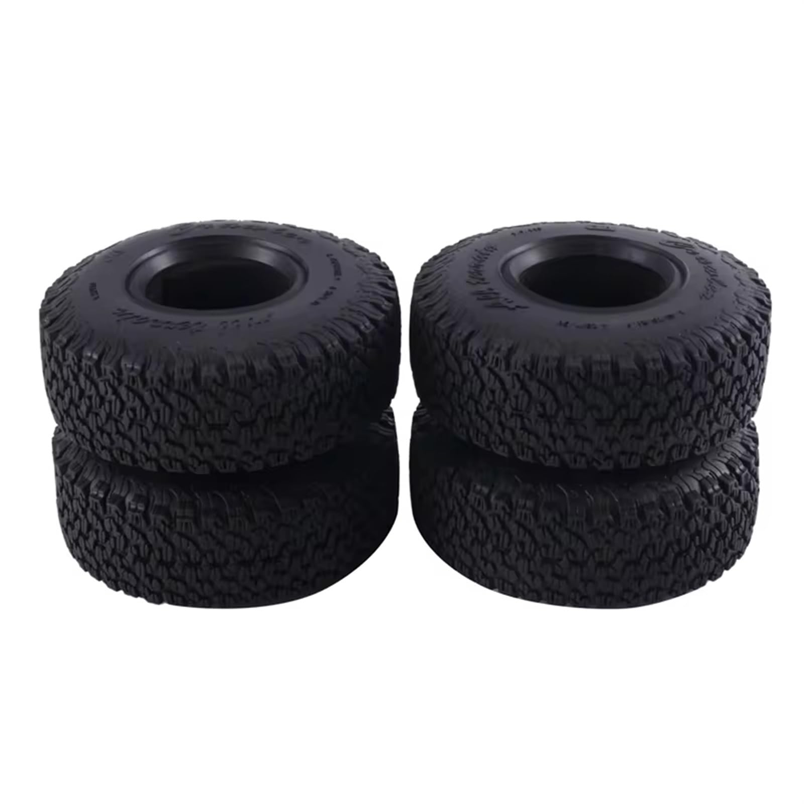RC Neumático Coche para T/A para KM2 para KM3 para TH2 4 Uds. Neumáticos 1,9 para Camión Todoterreno Teledirigido A Escala 1/10, Barro para Terreno