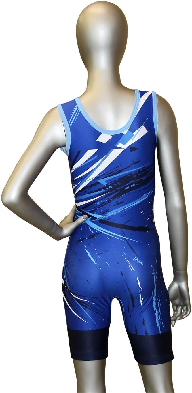 Matman USA The Breakdown Women's & Girl's Wrestling - Weightlifting - Exercise Singlet - Made in the U.S.A.