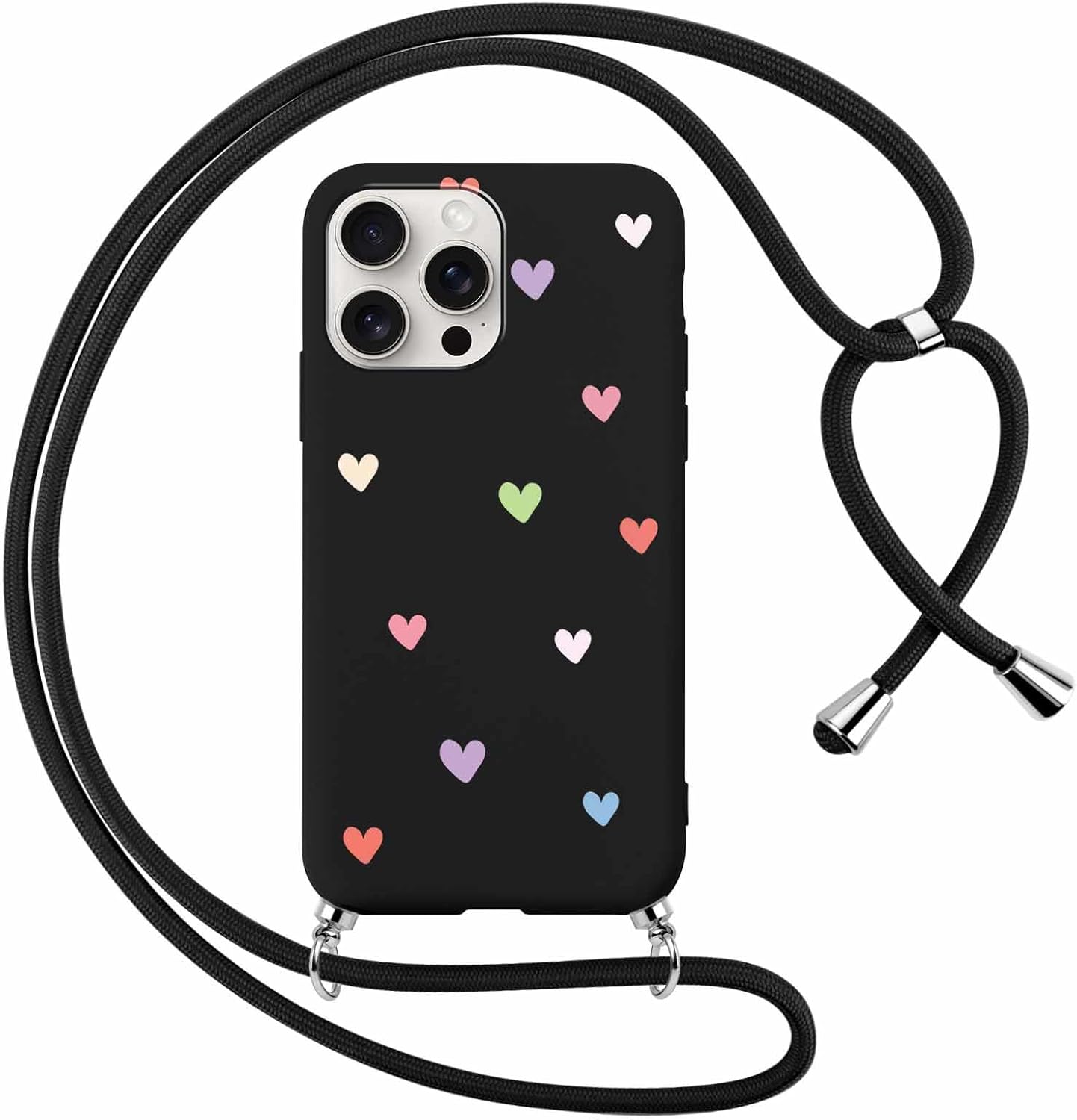 Foonary Lanyard Case for Apple iPhone 16 Pro Max 6.9 Inch Protective