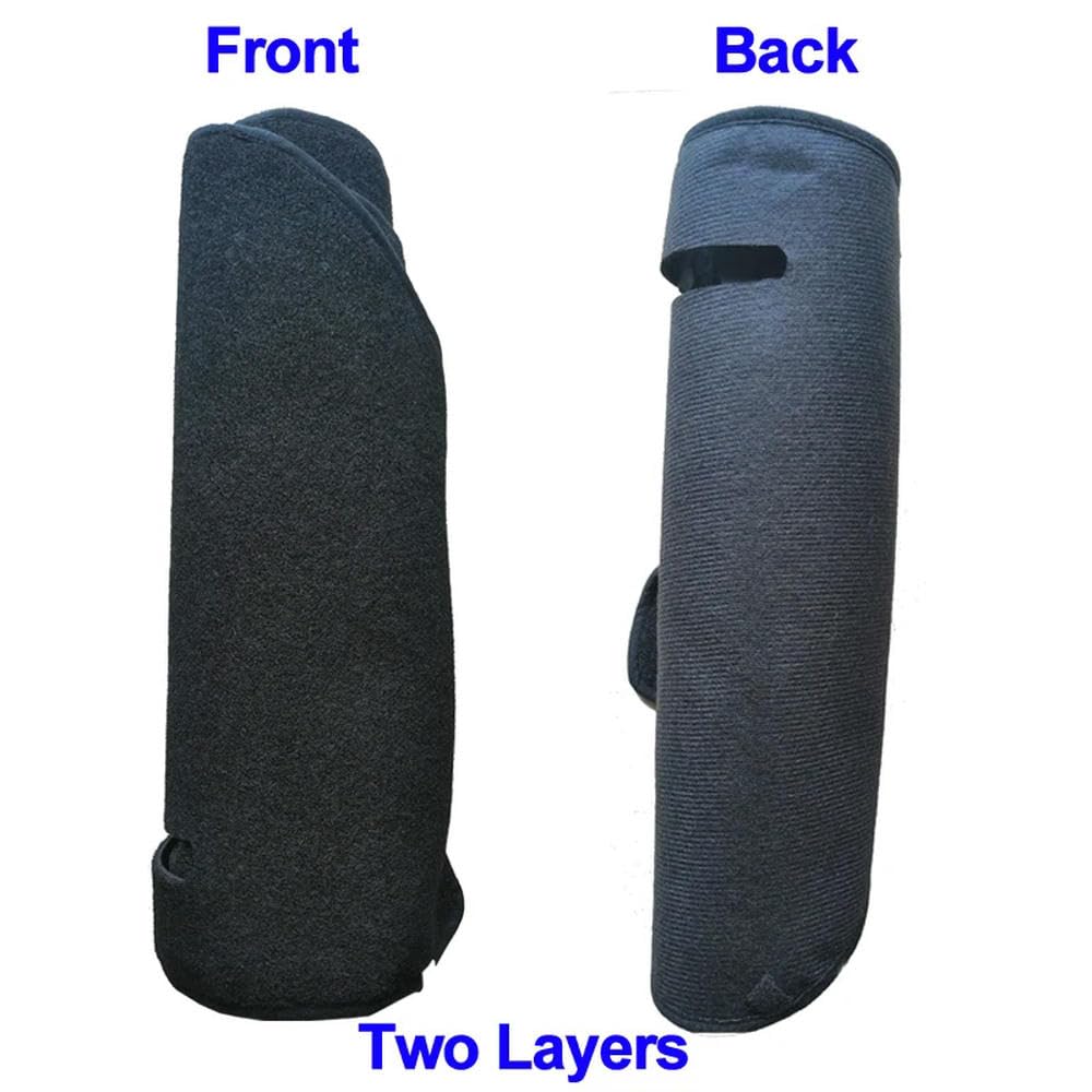 PUCHEN - Cache Tableau de Bord Voiture Anti-Rayures Cache Tableau de Bord intérieur LHD - pour Renault Clio Lutecia 4 IV 2013 2014 2015 2016 2017 2018 2019 2020