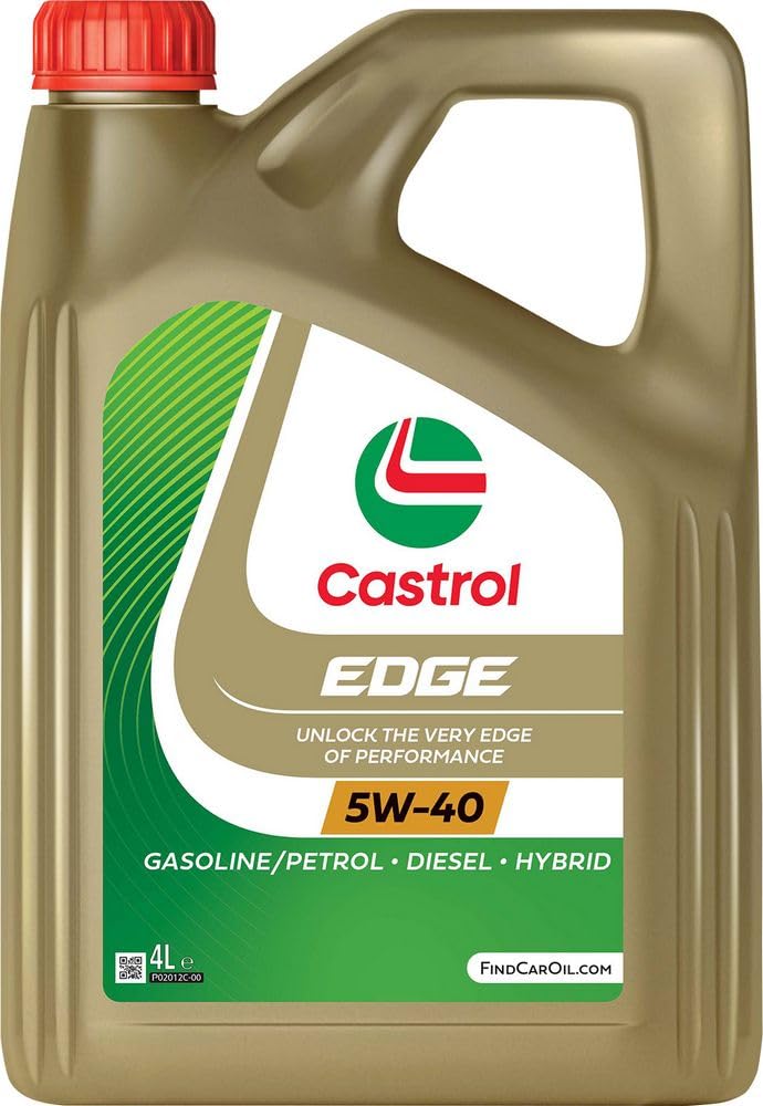 Castrol Olio lubrificante per motore auto Edge 5W40 Titanium FST 4L