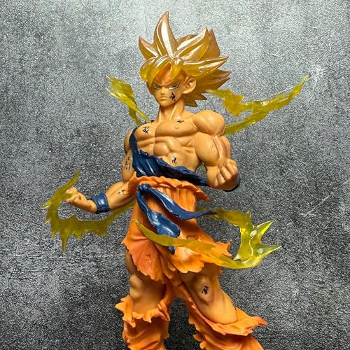 Image of Anime Action Figure 17 cm Superhero Collectible Figure for Car Dashboard, Home Decoration & Gifting | Dragon Ball Z Style Character Statue for Anime Lovers (Goku VI)