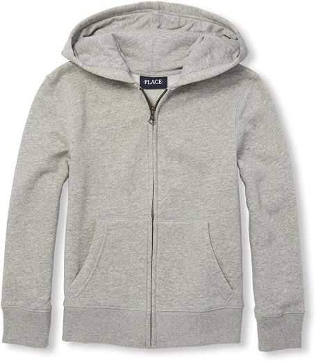 Active Long Sleeve Hooded Full Zip Front Sweatshirt
