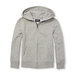 The Children's Place Active Long Sleeve Hooded Full Zip Front Sweatshirt