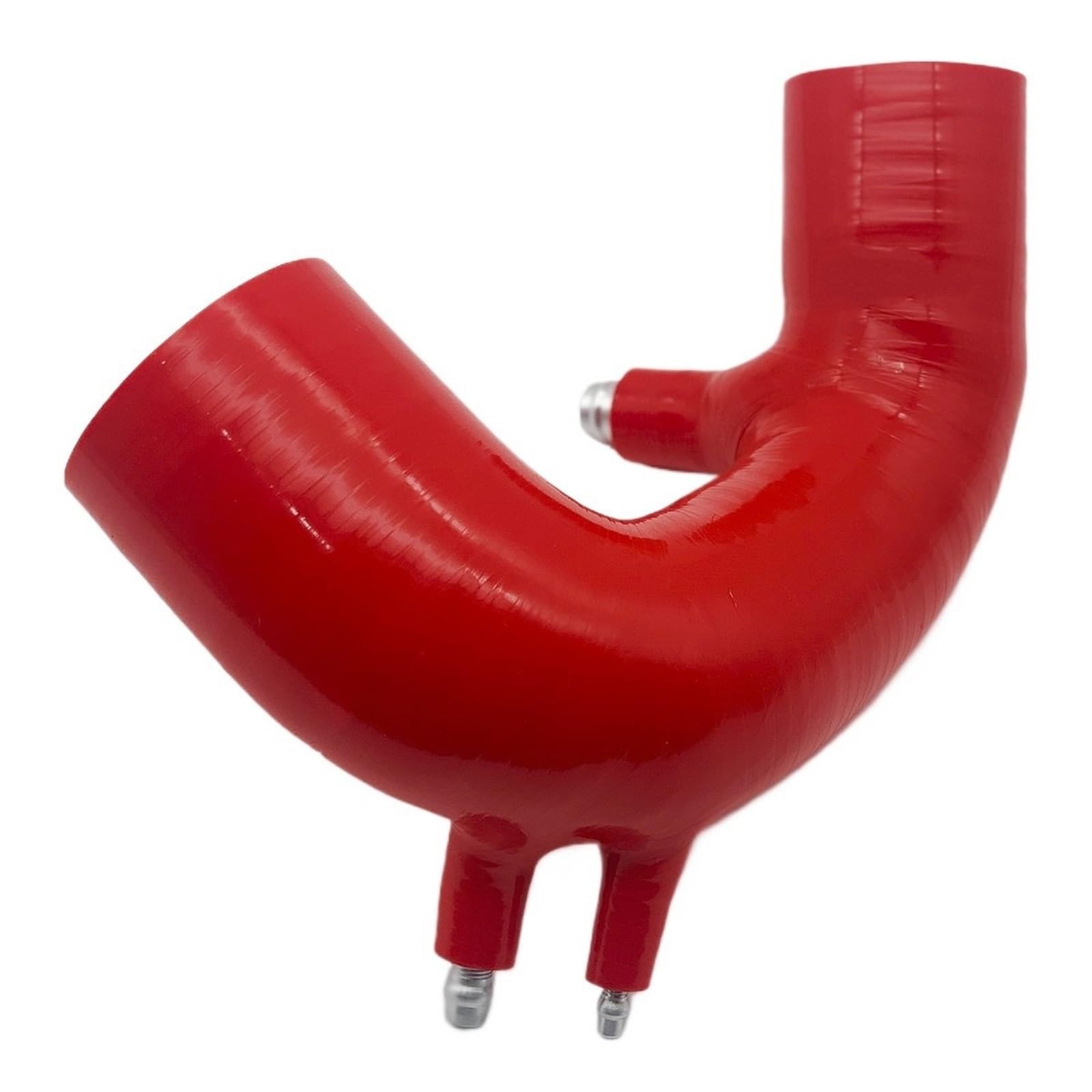 Hjfhcfgj Red With Logo Parts Fit For Abarth 500 595 Ihi Turbo Silicone Intake Hose Kit Performance System Silicon Tube Pipe Turbo Hose Pipe(Red With Logo)