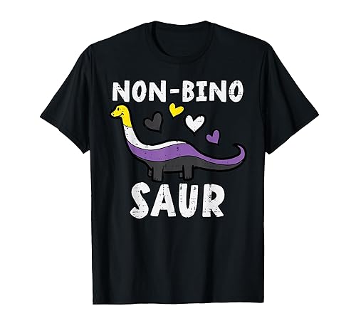 Non Binary Binosaur Nonbinary Dino Enby Pride Flag LGBT Boys