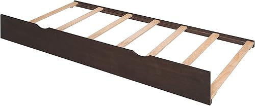 Miniatura 97 de Harper & Bright Designs Litera individual sobre cama individual con nido, marco de cama de madera para niños con escaleras y barandilla de gran