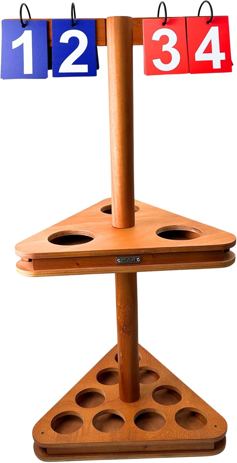 Elakai Outdoor Backyard Travel Games for Adults Cornhole Accessories Scoreboard Tower