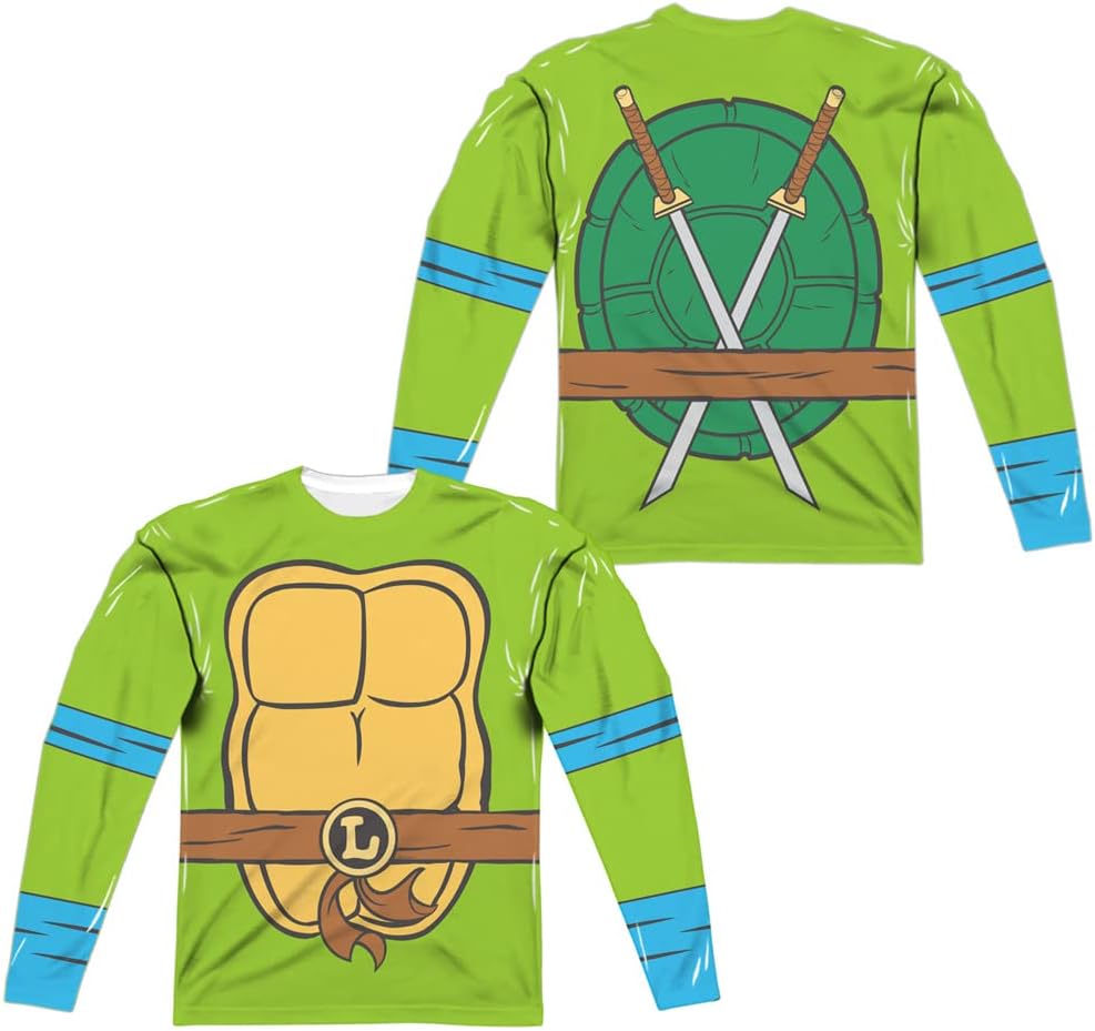 TMNT Teenage Mutant Ninja Turtles Halloween Costume Unisex Adult Long-Sleeve Sublimated T Shirt Collection