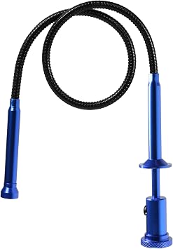 Claw grabber pickup tool,24.4 in Claw Grabber Tool with LED Light grabbing tool claw grabber pickup tool for Litter Pick Home Sink Drain and Metal small items Blue