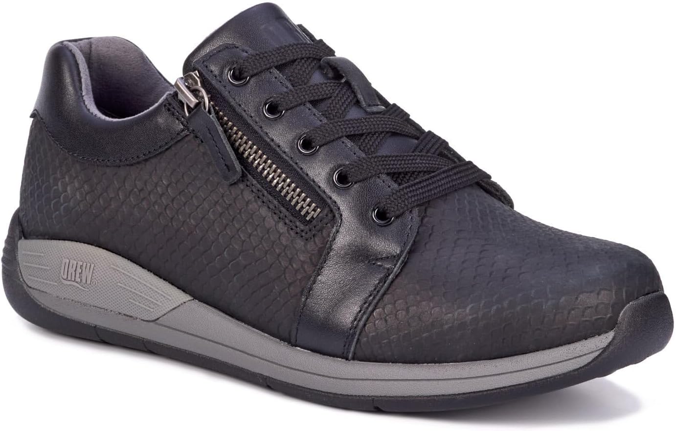 Drew Women's Tally, Zip Up Slip Resistant Athletic Shoe