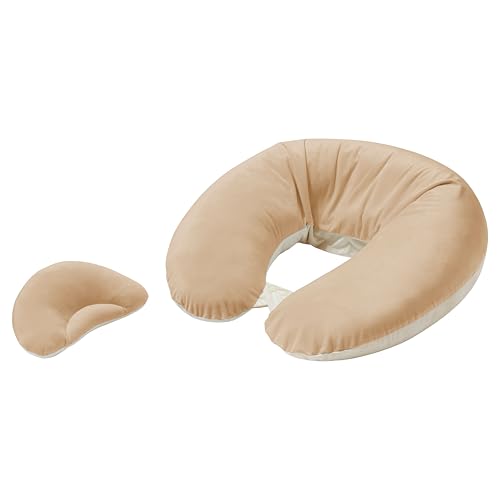 カーメイト(エールベベ) 抱き枕 洗える 妊婦 マタニティ 授乳クッション プレゼント にも ギュット 4WAY マシュマロブラウン BB802 高さ640mm 幅630mm 奥行180mm