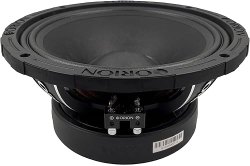 Miniatura 8 de Orion XTR XTX858DC - Altavoces con tapa antipolvo de alta eficiencia de 8 pulgadas de rango medio, 1600 W de potencia máxima, 400 W RMS, 8 ohmios,