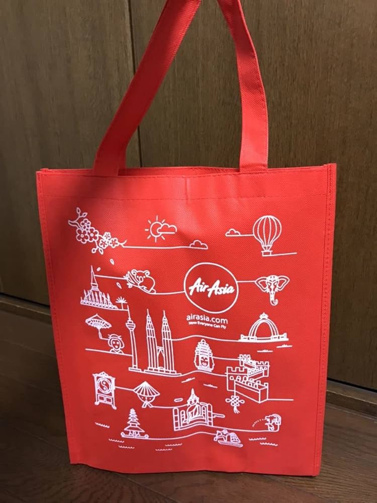 Amazon.co.jp: エアアジア Air asia LCC 飛行機 航空グッズ エコ