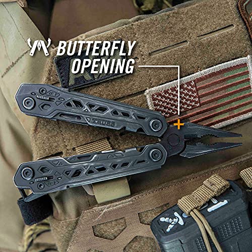 Alicate universal Gerber Gear 31-003884 multiferramentas com bainha MOLLE, preto