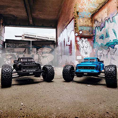Image of ARRMA 1 /8 Notorious 6S V5 4WD BLX Stunt RC Truck with Spektrum Firma RTR (Transmitter and Receiver Included, Batteries and Charger Required), Blue, ARA8611V5T2