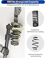 Vista 2 de Kit de compresor de resorte de puntal Macpherson ATPEAM Universal, juego de herramientas intercambiables para horquilla y bobina