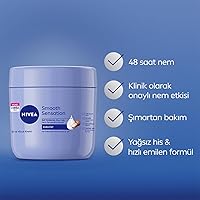 Vista 4 de Nivea Crema Corporal Irresistibly Smooth Piel Seca Manteca de Karité 13.5 fl oz