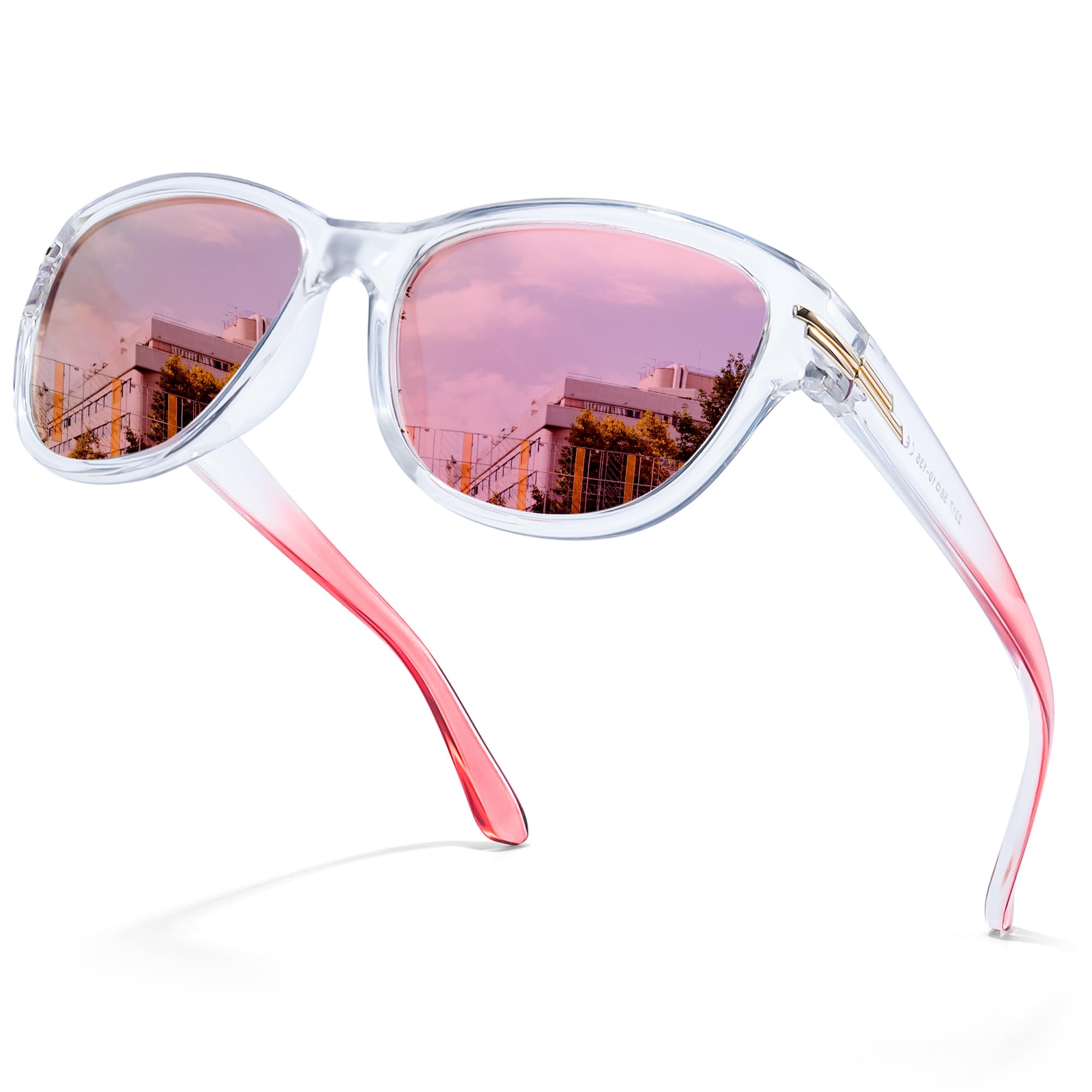 SIPHEW Polarized Sunglasses for Women, Trendy Classic Sun Glasses with UV400 Protection for Outdoor/Driving