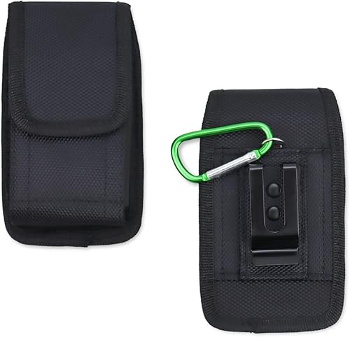 Paquete de 2 fundas para medidor de glucosa en sangre con clip para cinturón y gancho para receptor Dexcom G7 Estuche para diabetes