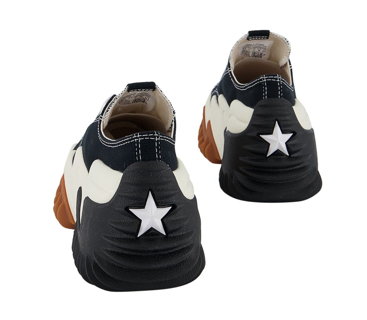 Converse Run Star Motion Ox Platform Trainers (Black/Wh